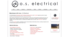Desktop Screenshot of oselectrical.co.uk